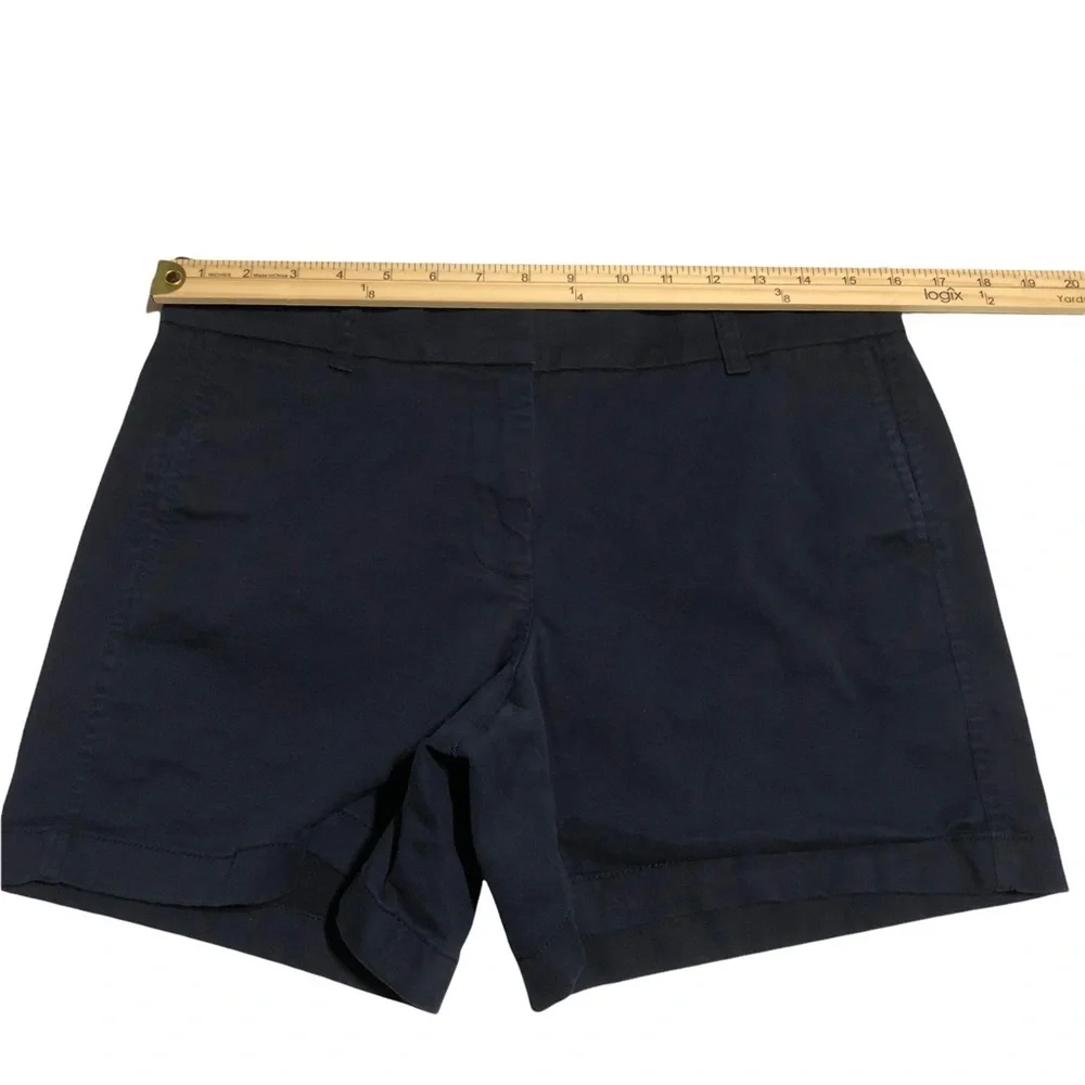J.Crew Dark Blue Shorts Size 8 97%‎ Cotton 3% Elastane